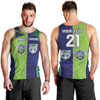 Custom Warriors-Raiders Men Tank Top Together Sporty Style