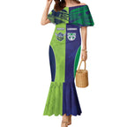 Custom Warriors-Raiders Mermaid Dress Together Sporty Style