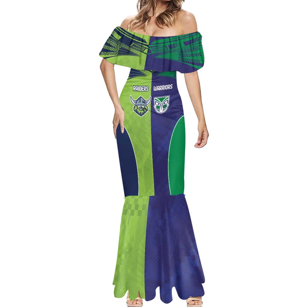 Custom Warriors-Raiders Mermaid Dress Together Sporty Style