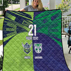 Custom Warriors-Raiders Quilt Together Sporty Style