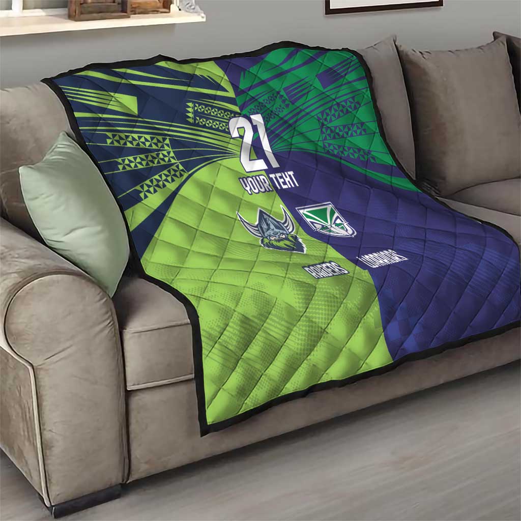 Custom Warriors-Raiders Quilt Together Sporty Style