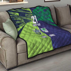 Custom Warriors-Raiders Quilt Together Sporty Style