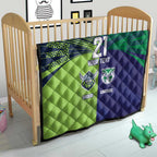 Custom Warriors-Raiders Quilt Together Sporty Style