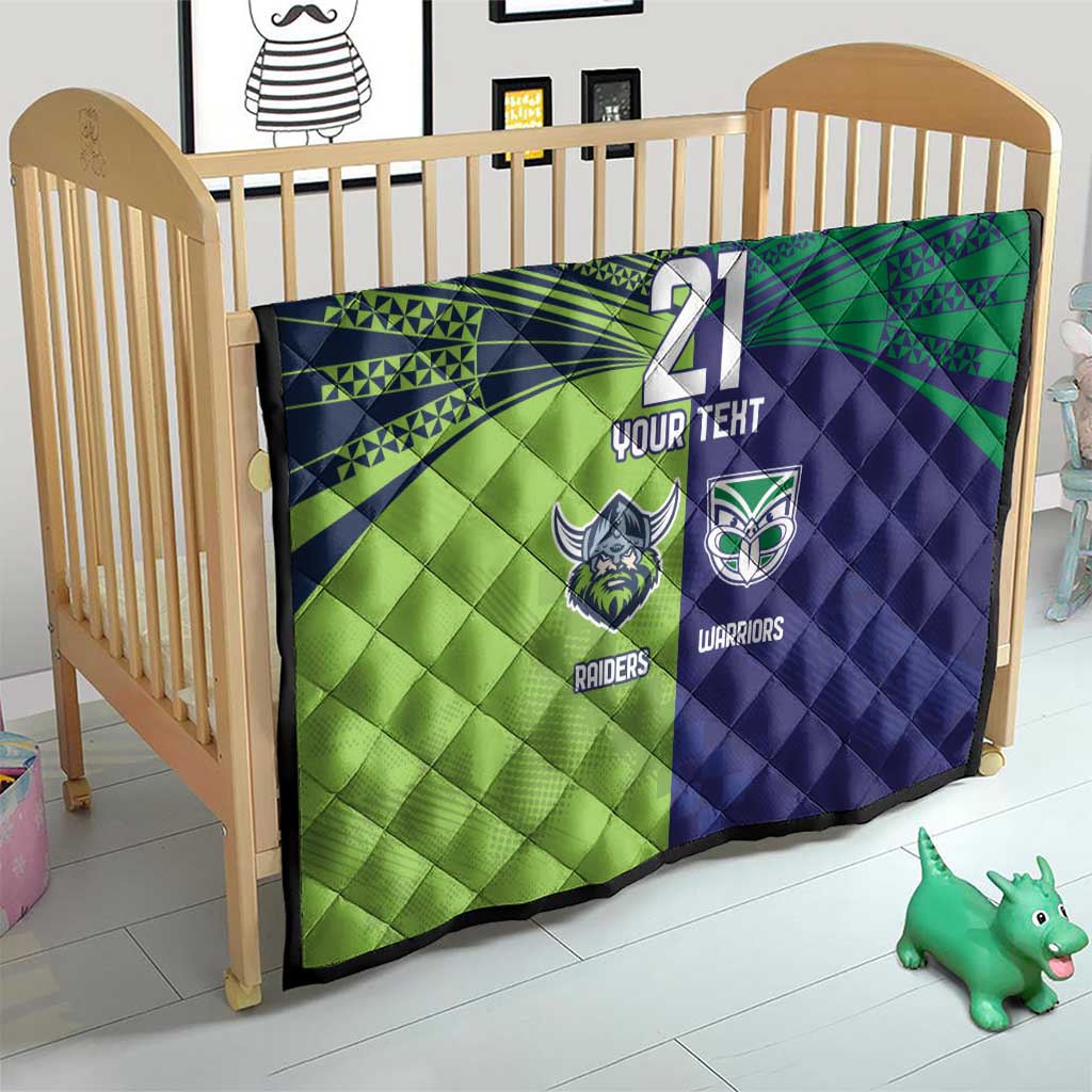 Custom Warriors-Raiders Quilt Together Sporty Style