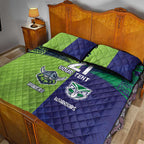 Custom Warriors-Raiders Quilt Bed Set Together Sporty Style