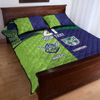 Custom Warriors-Raiders Quilt Bed Set Together Sporty Style