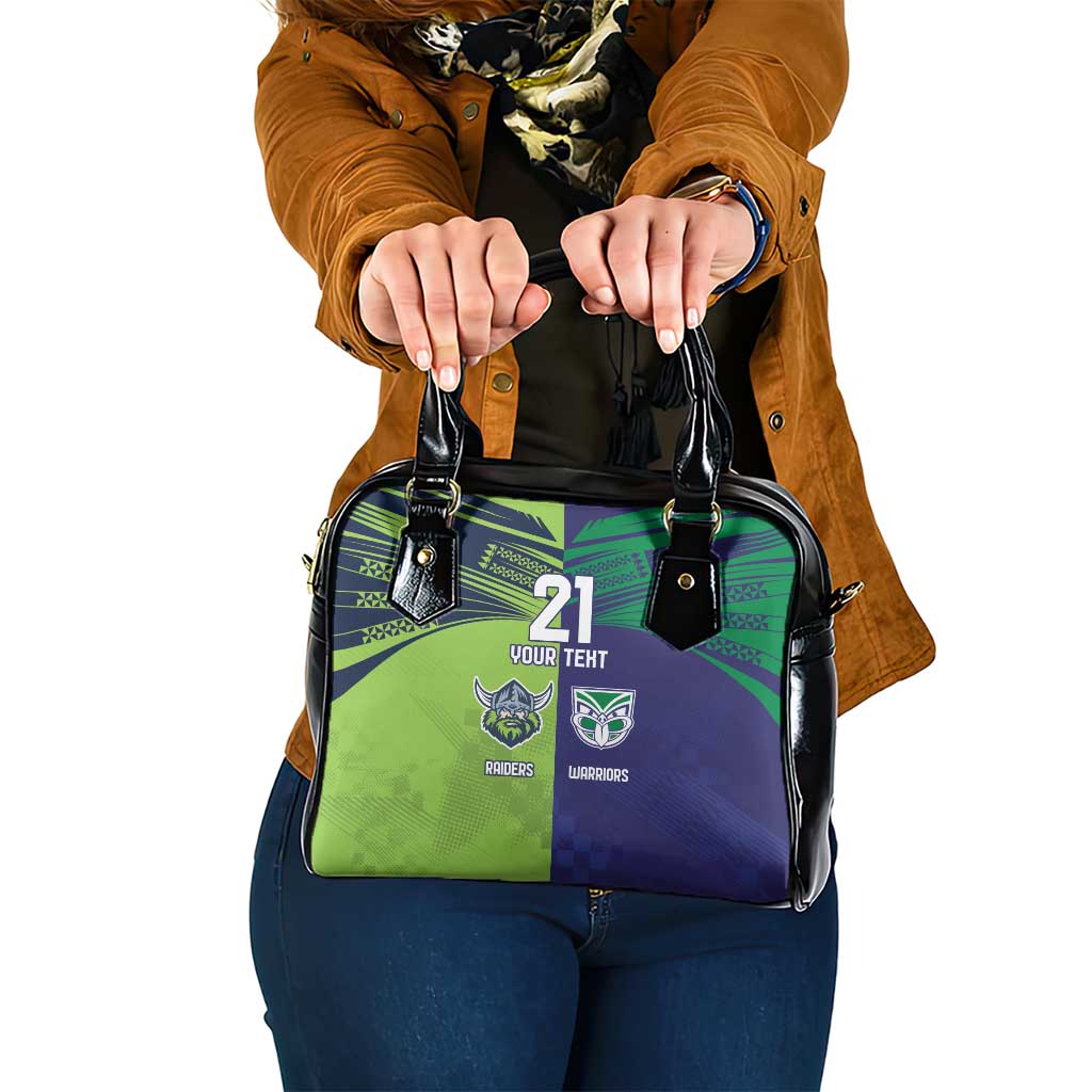 Custom Warriors-Raiders Shoulder Handbag Together Sporty Style