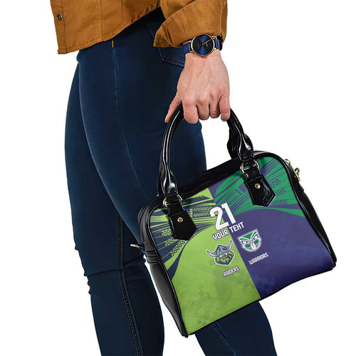 Custom Warriors-Raiders Shoulder Handbag Together Sporty Style
