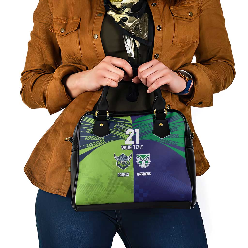 Custom Warriors-Raiders Shoulder Handbag Together Sporty Style