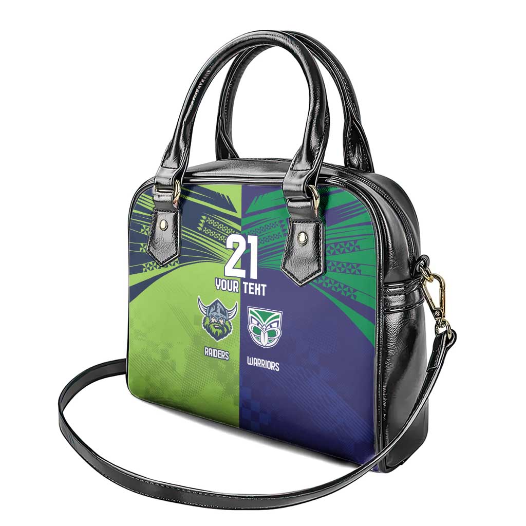 Custom Warriors-Raiders Shoulder Handbag Together Sporty Style