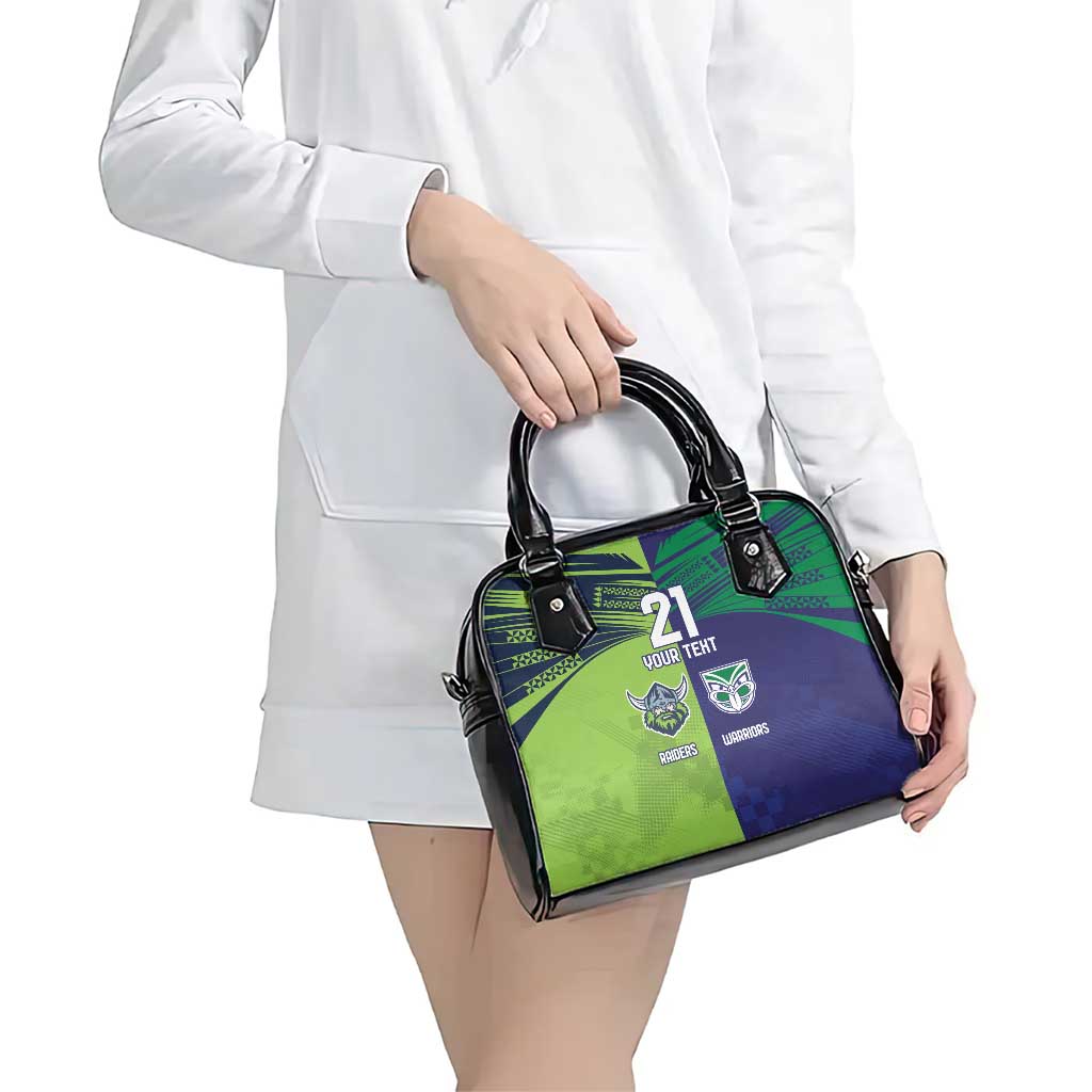 Custom Warriors-Raiders Shoulder Handbag Together Sporty Style