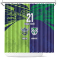 Custom Warriors-Raiders Shower Curtain Together Sporty Style