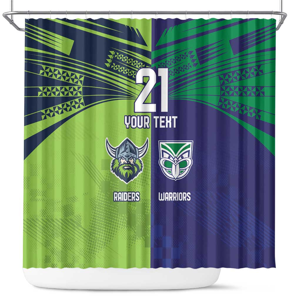 Custom Warriors-Raiders Shower Curtain Together Sporty Style