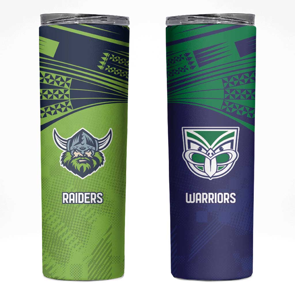 Custom Warriors-Raiders Skinny Tumbler Together Sporty Style