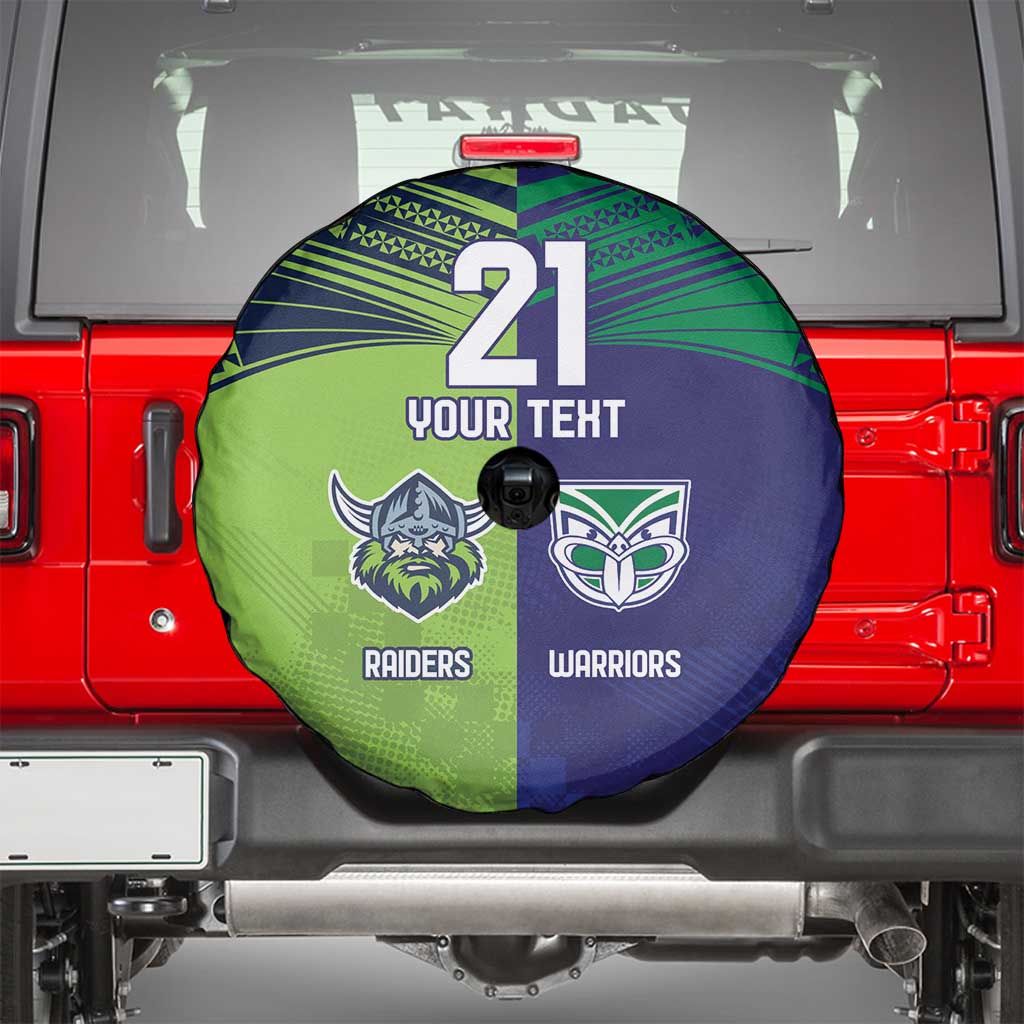 Custom Warriors-Raiders Spare Tire Cover Together Sporty Style