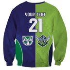 Custom Warriors-Raiders Sweatshirt Together Sporty Style