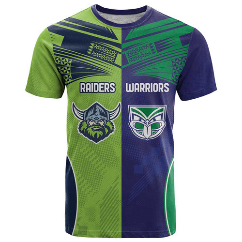 Custom Warriors-Raiders T Shirt Together Sporty Style