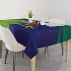 Custom Warriors-Raiders Tablecloth Together Sporty Style