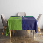 Custom Warriors-Raiders Tablecloth Together Sporty Style