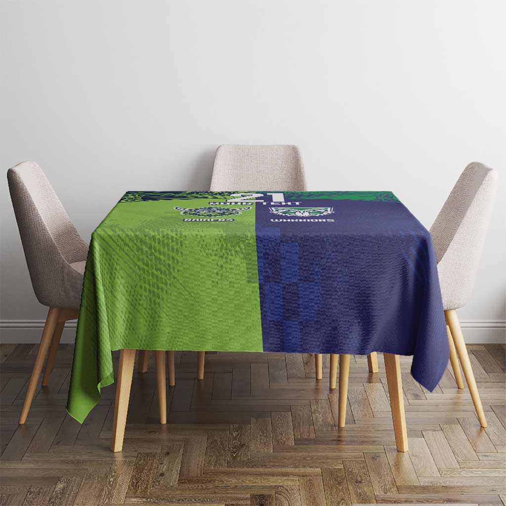 Custom Warriors-Raiders Tablecloth Together Sporty Style