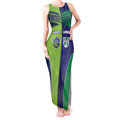 Custom Warriors-Raiders Tank Maxi Dress Together Sporty Style