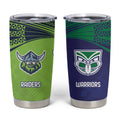 Custom Warriors-Raiders Tumbler Cup Together Sporty Style