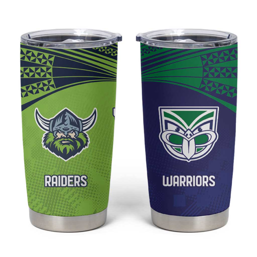 Custom Warriors-Raiders Tumbler Cup Together Sporty Style