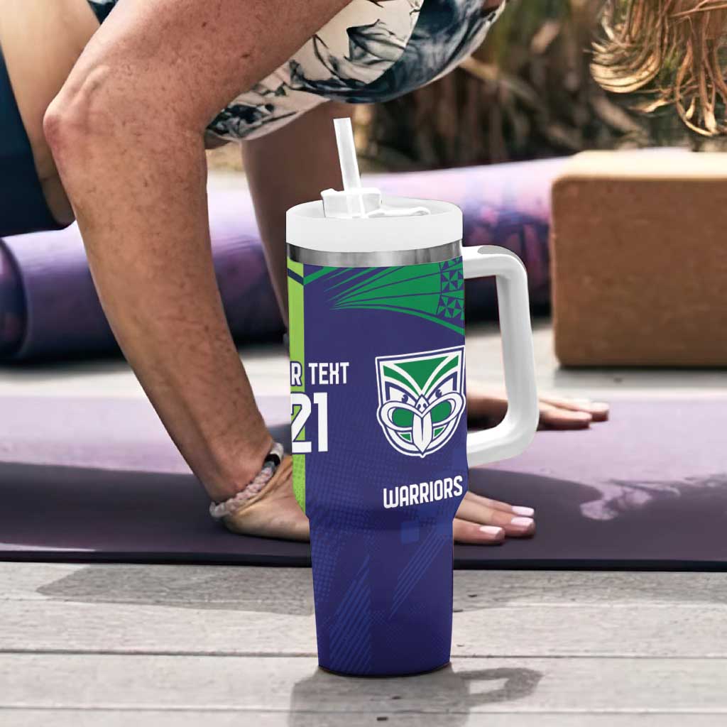 Custom Warriors-Raiders Tumbler With Handle Together Sporty Style
