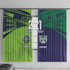Custom Warriors-Raiders Window Curtain Together Sporty Style