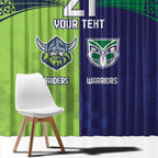 Custom Warriors-Raiders Window Curtain Together Sporty Style