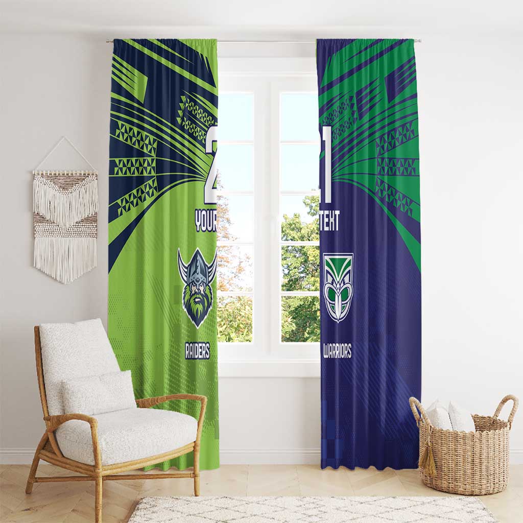 Custom Warriors-Raiders Window Curtain Together Sporty Style