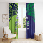 Custom Warriors-Raiders Window Curtain Together Sporty Style