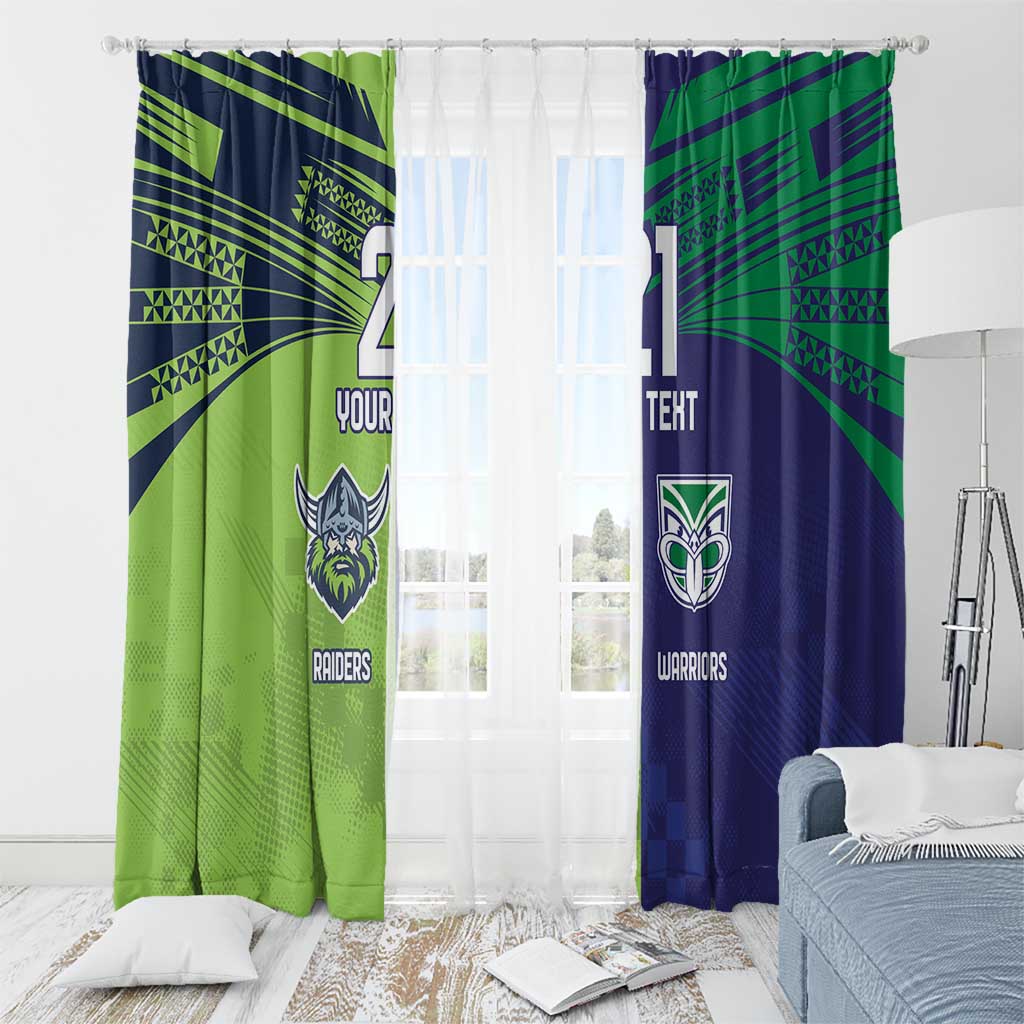 Custom Warriors-Raiders Window Curtain Together Sporty Style
