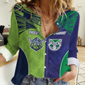 Custom Warriors-Raiders Women Casual Shirt Together Sporty Style