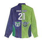 Custom Warriors-Raiders Women Casual Shirt Together Sporty Style