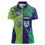 Custom Warriors-Raiders Women Polo Shirt Together Sporty Style
