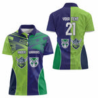 Custom Warriors-Raiders Women Polo Shirt Together Sporty Style
