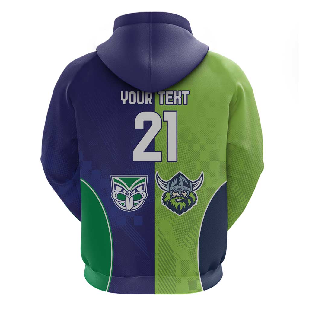 Custom Warriors-Raiders Zip Hoodie Together Sporty Style