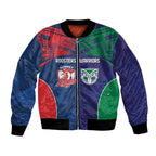 Custom Warriors-Roosters Bomber Jacket Together Sporty Style