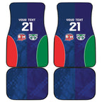 Custom Warriors-Roosters Car Mats Together Sporty Style