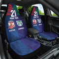 Custom Warriors-Roosters Car Seat Cover Together Sporty Style