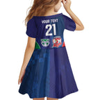 Custom Warriors-Roosters Family Matching Off Shoulder Maxi Dress and Hawaiian Shirt Together Sporty Style