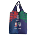 Custom Warriors-Roosters Grocery Bag Together Sporty Style