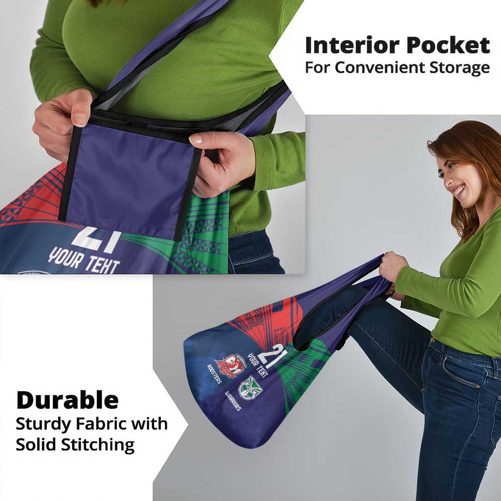 Custom Warriors-Roosters Grocery Bag Together Sporty Style