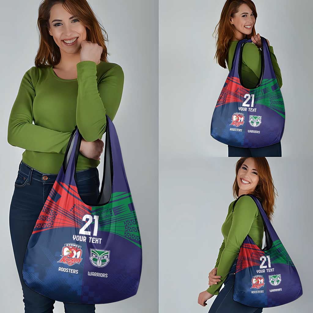 Custom Warriors-Roosters Grocery Bag Together Sporty Style