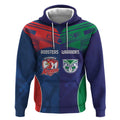 Custom Warriors-Roosters Hoodie Together Sporty Style