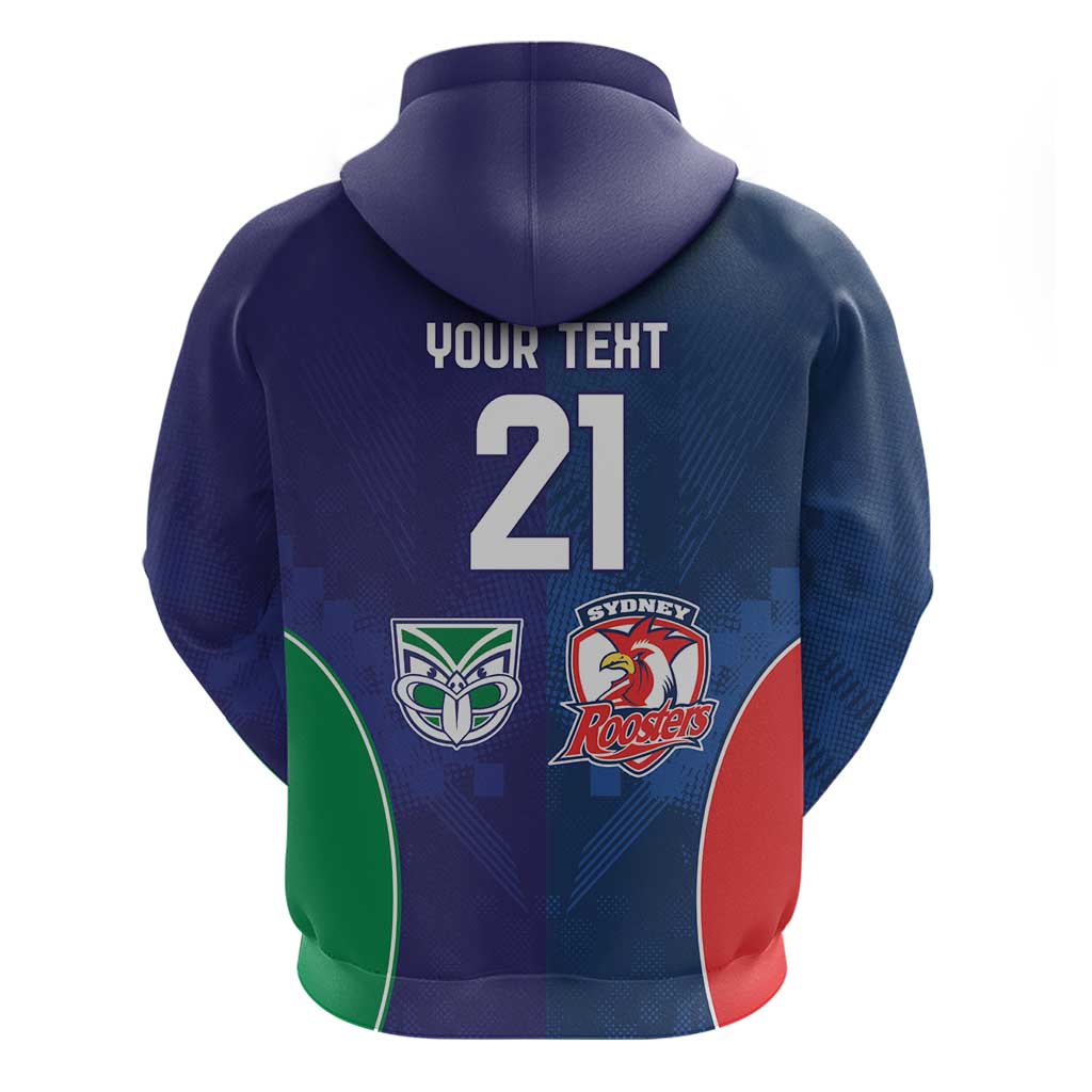 Custom Warriors-Roosters Hoodie Together Sporty Style