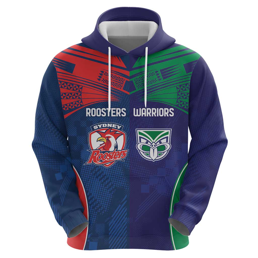 Custom Warriors-Roosters Hoodie Together Sporty Style
