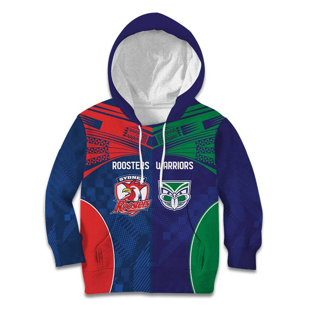Custom Warriors-Roosters Kid Hoodie Together Sporty Style