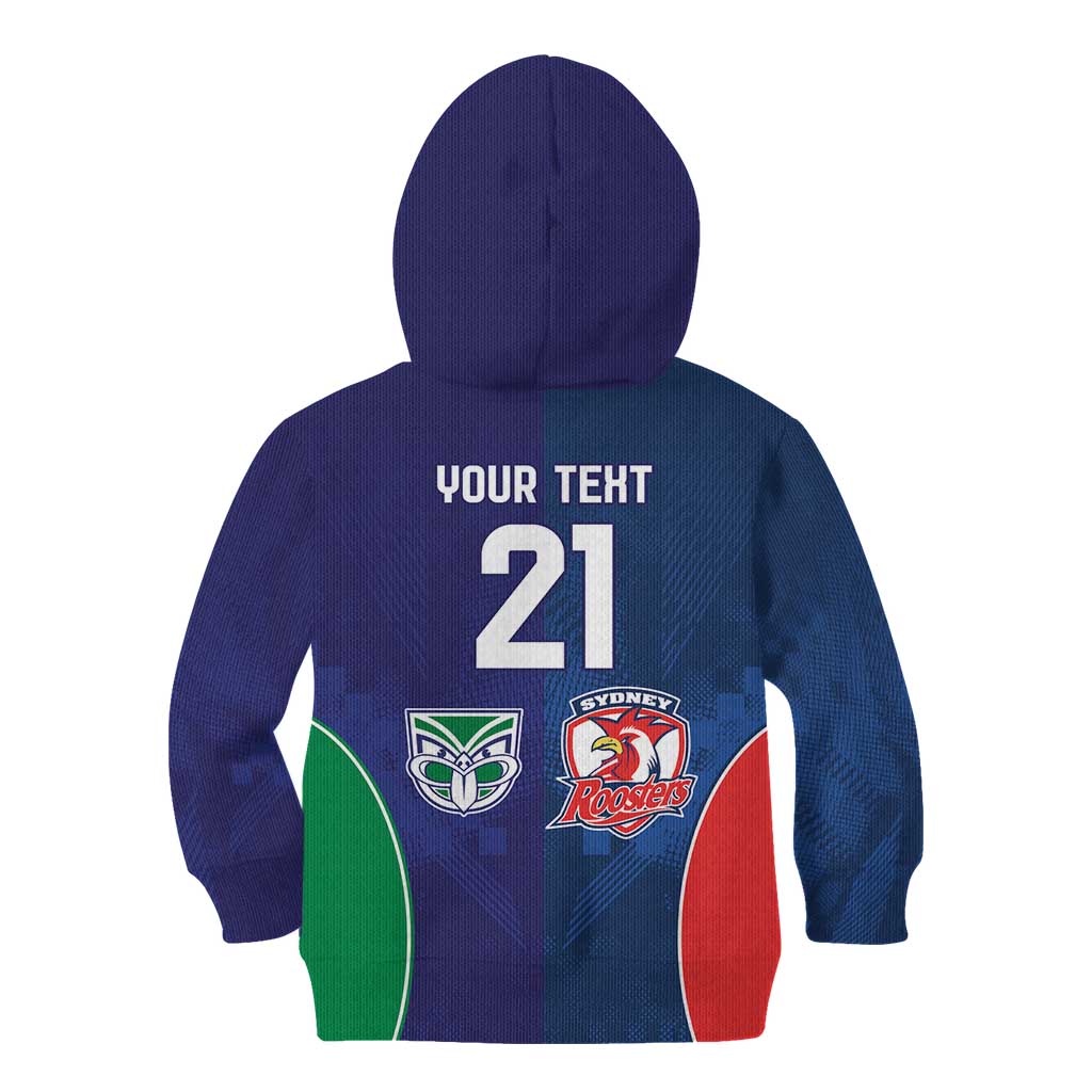 Custom Warriors-Roosters Kid Hoodie Together Sporty Style